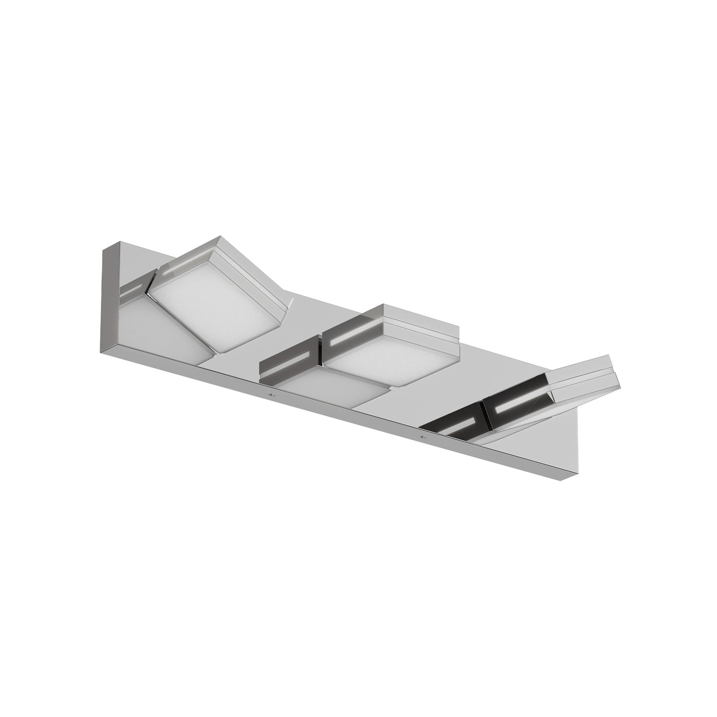 3-Light Chrome Minimalist LED Vanity Light - view 9