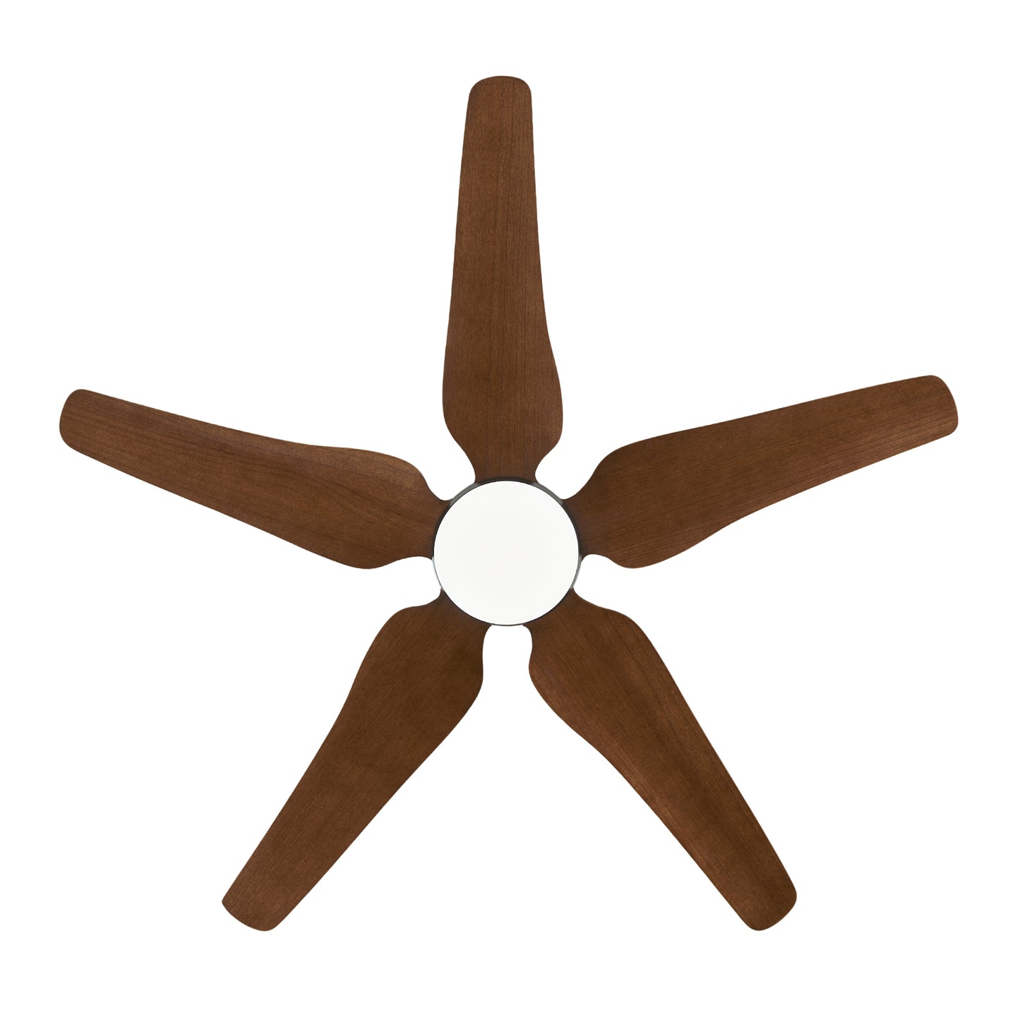 52" Black Brown Reversible Ceiling Fan with Light - view 19