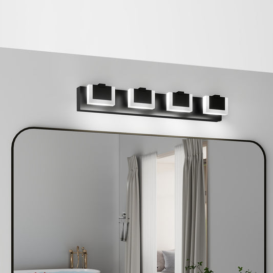 4-Light Black Up & Down LED Vanity Light - view 2