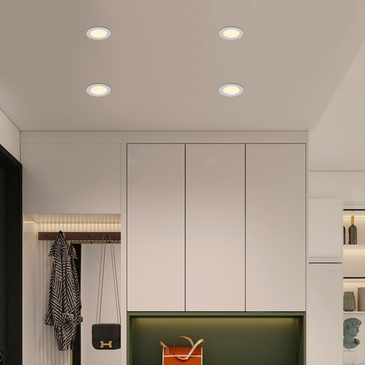4" Ultra-Thin LED Recessed Ceiling Light, Set of 12 - view 2