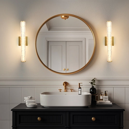 19.7"H Gold Crystal Wall Sconce, Set of 2 - view 2