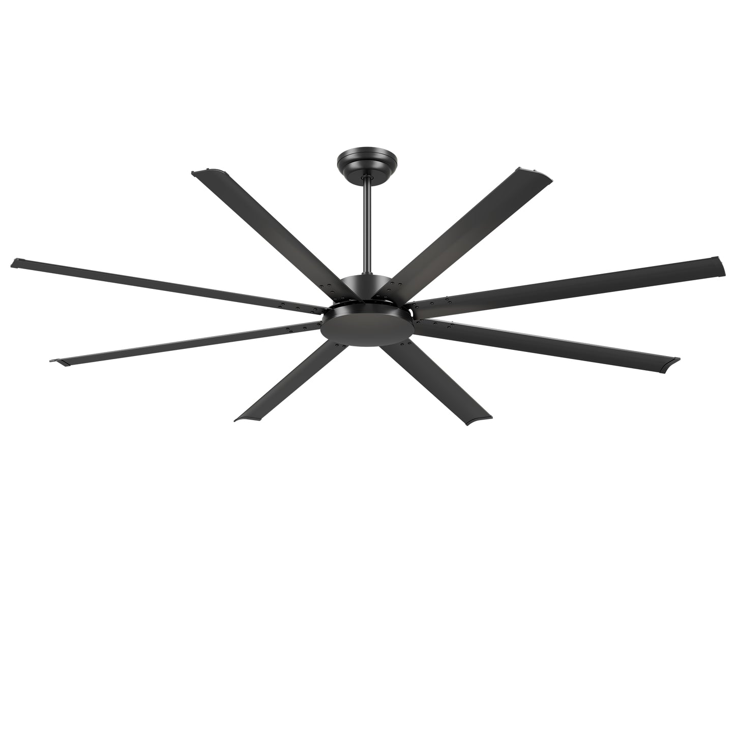 88" Black Industrial Ceiling Fan with Remote - view 19