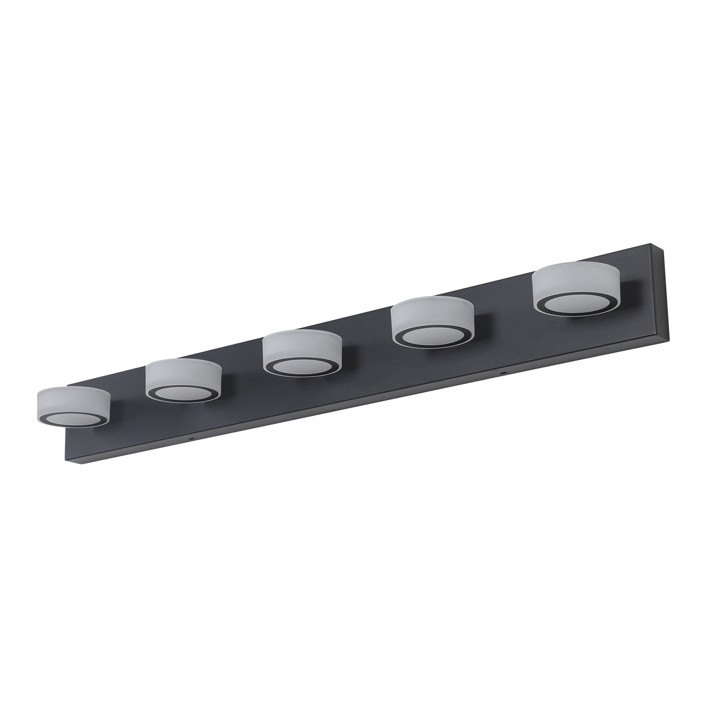 37" 5-Light Black LED Vanity Wall Light - view 14