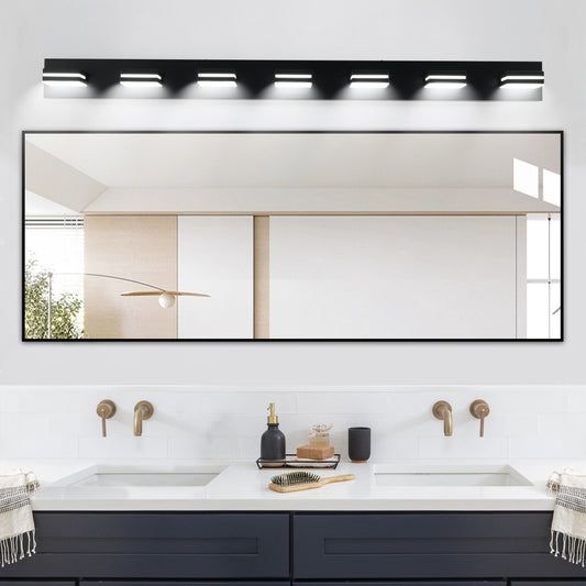 7-Light Black Minimalist LED Vanity Light - view 2
