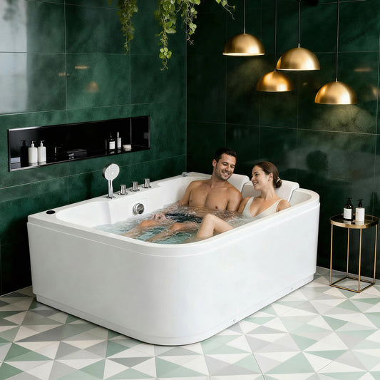 61 Inch Acrylic Whirlpool Bathtub