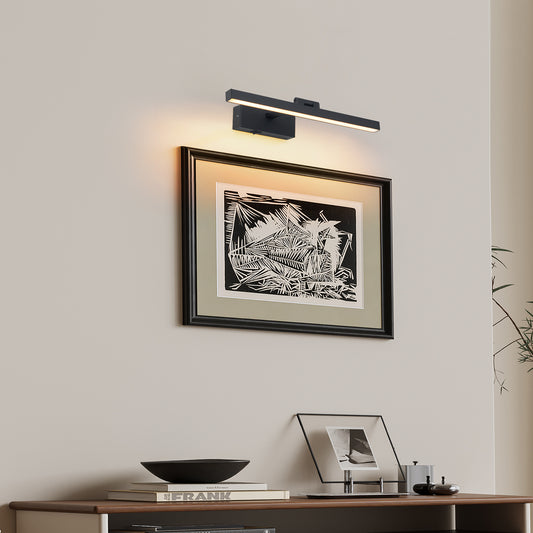 16" Modern Black Dimmable LED Vanity Light - view 2