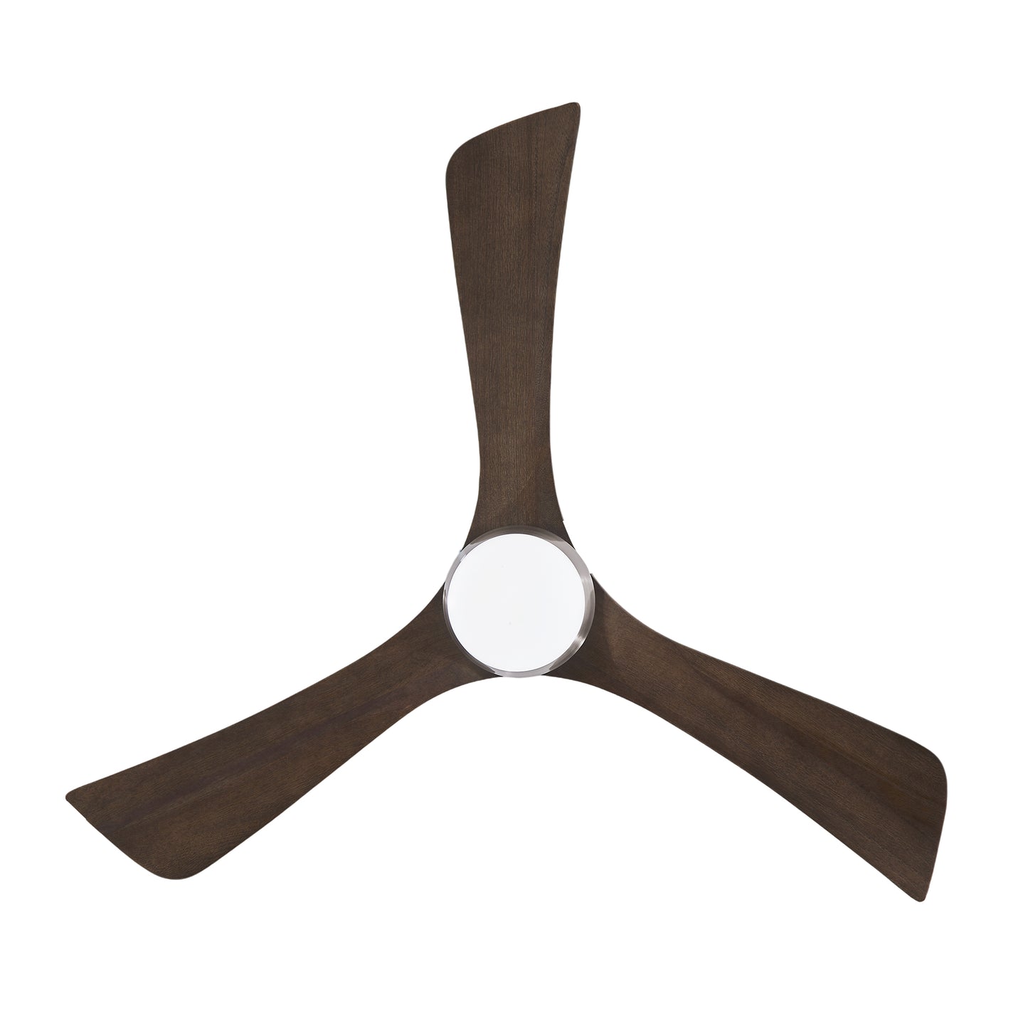 42" Nickel Solid Wood Ceiling Fan with Remote - view 21