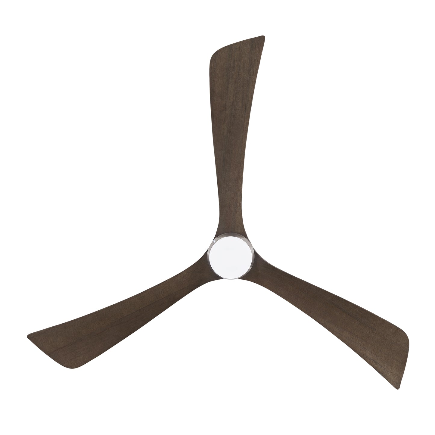 62" Satin Nickel Solid Wood Ceiling Fan with Light & Remote - view 20