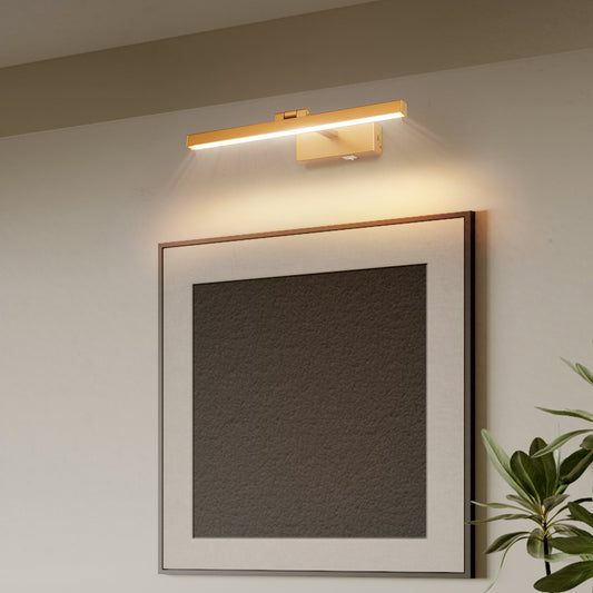 16" Modern Gold Dimmable LED Vanity Light - view 2