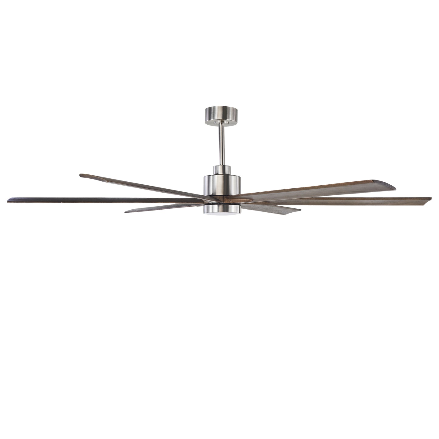 70" Nickel Finish Ceiling Fan with Light - view 20