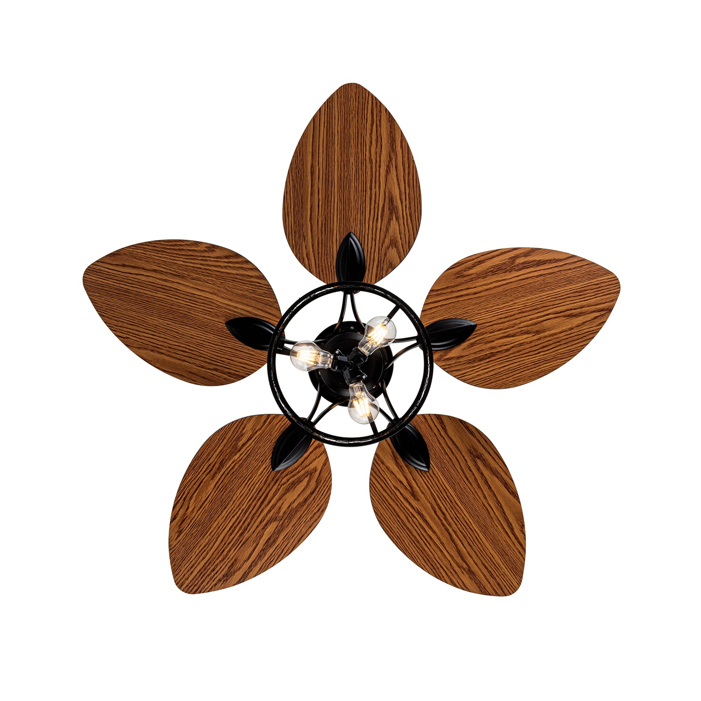 42" Matte Black Ceiling Fan with Light and Remote - view 17