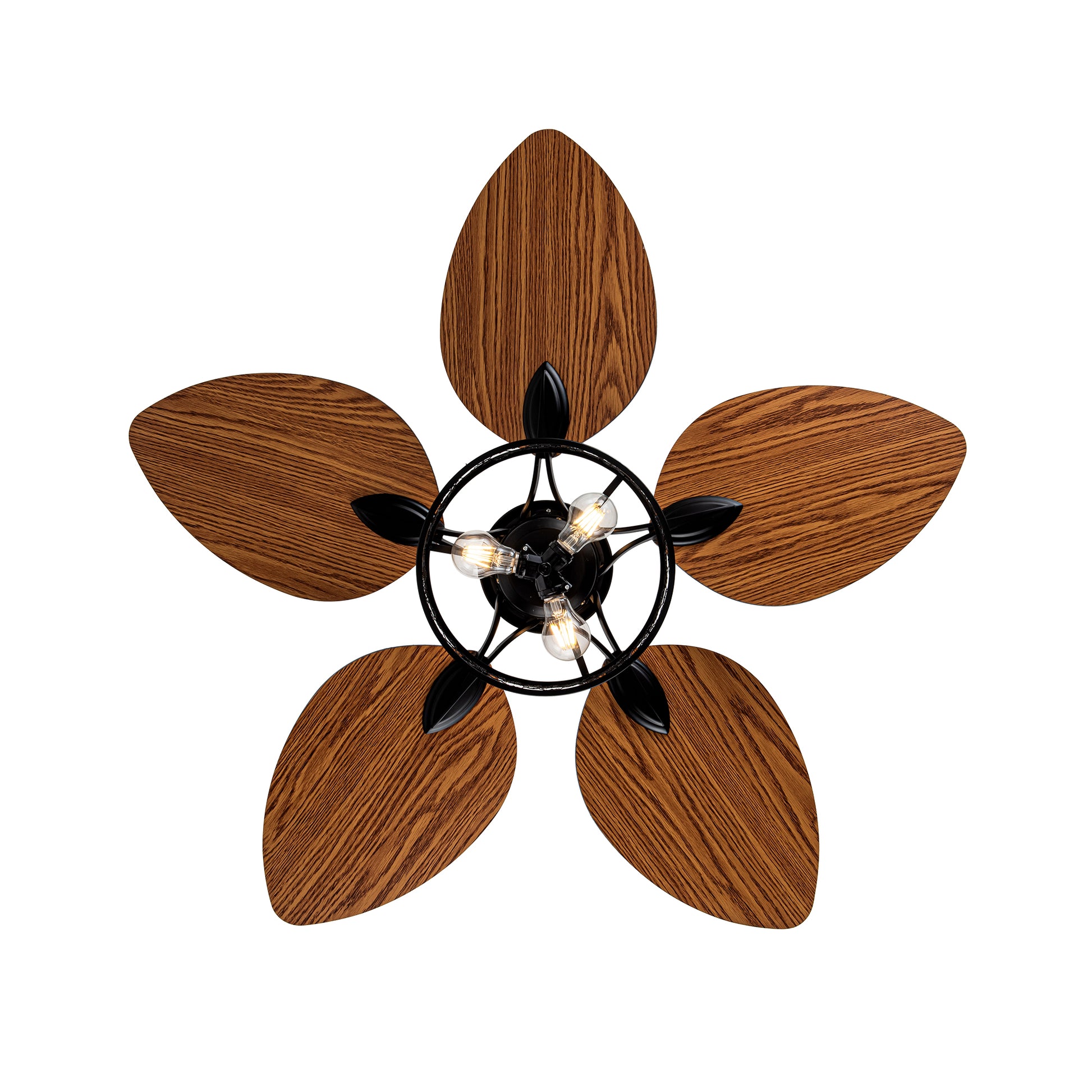 42" Matte Black Ceiling Fan with Light and Remote - view 17
