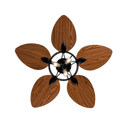 42" Matte Black Ceiling Fan with Light and Remote - view 17