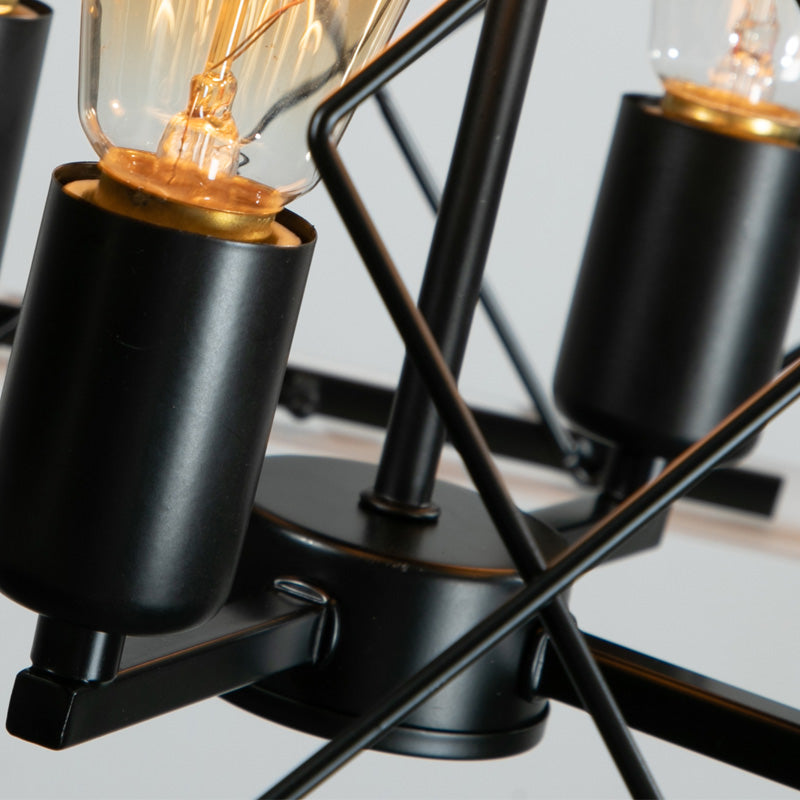 4-Light White Farmhouse Chandelier - view 8