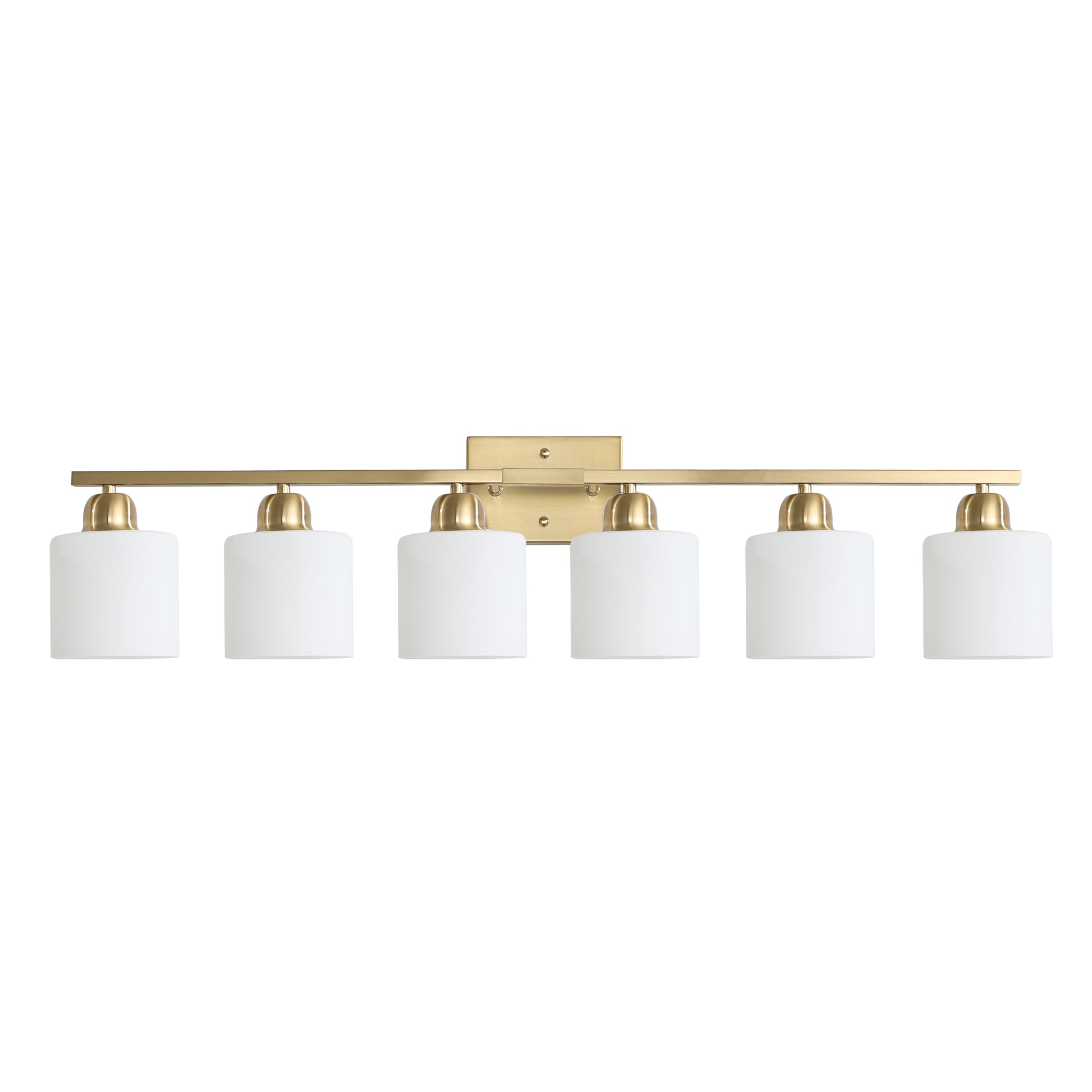 38" 6-Light Brushed Gold Vanity Wall Light - view 10