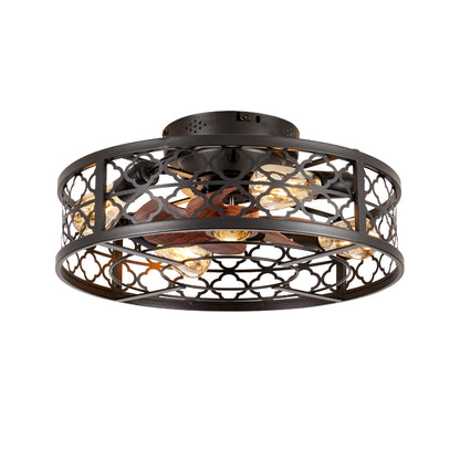 Rope Caged Ceiling Fan