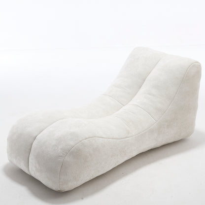 Oversized Plush Bean Bag Sofa Chair – White
