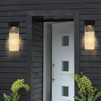 Black Bubble Crystal Outdoor Wall Light, Set of 2 - view 2