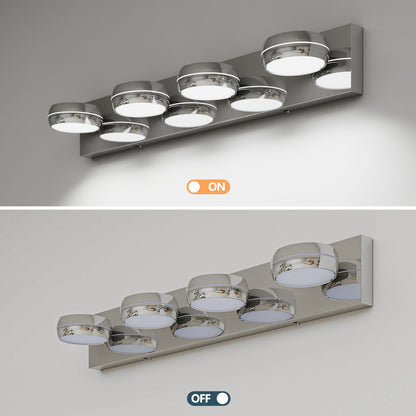28" 4-Light Modern Chrome LED Vanity Light - view 6