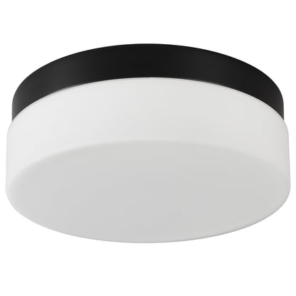 12" Black Round LED Flush Mount Ceiling Light - view 9