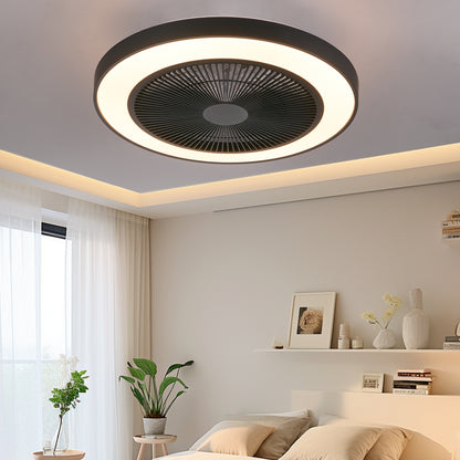 19" Black RGB Smart Ceiling Fan with Remote - view 2