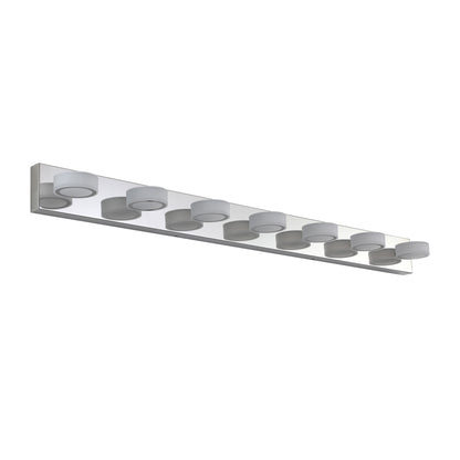 52" 7-Light Chrome Vanity Light with Dimmable LED - view 9