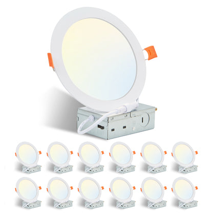 6" White Dimmable LED Recessed Light, 12-Pack - view 9