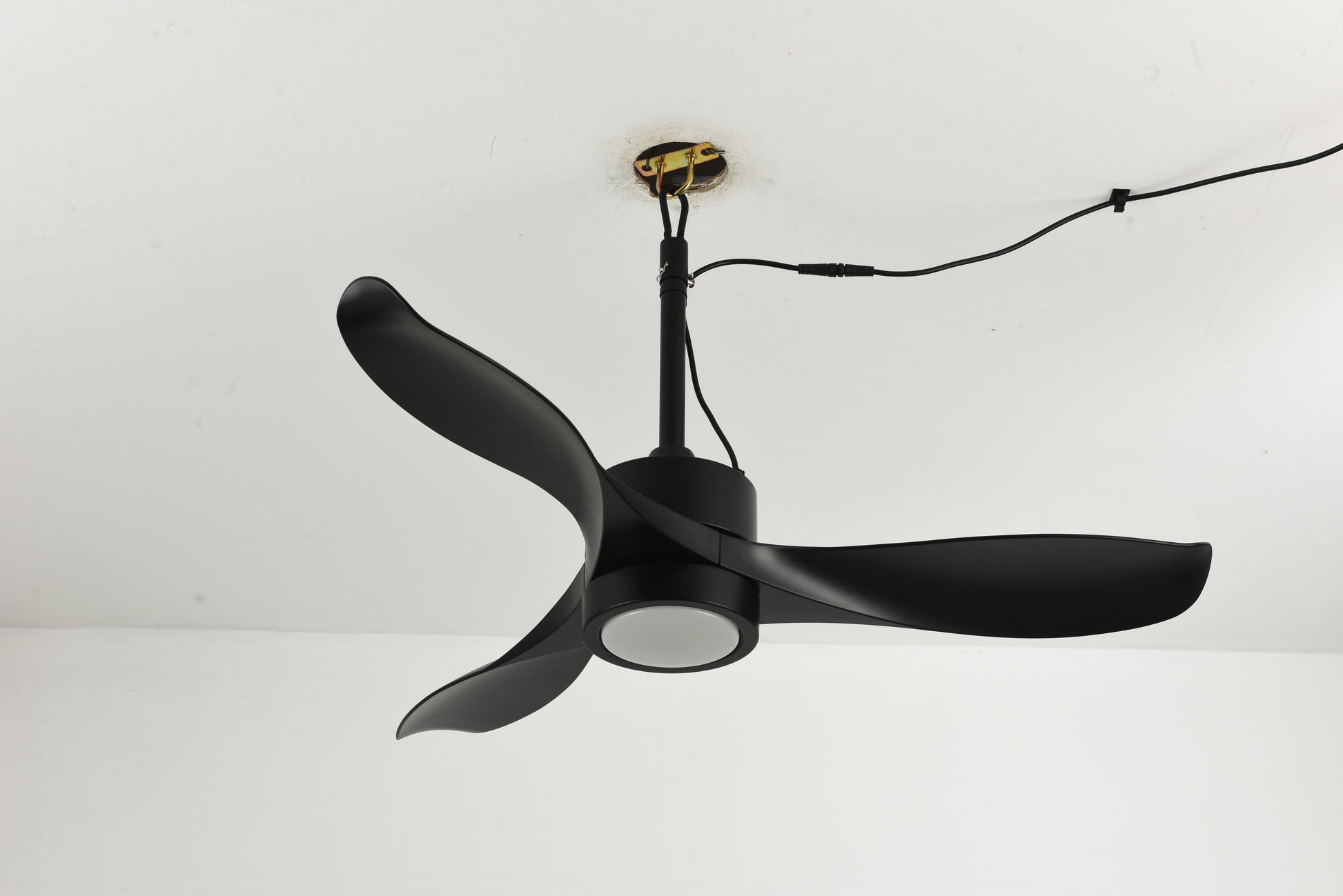 42" Matte Black Outdoor Ceiling Fan with LED Light - view 15