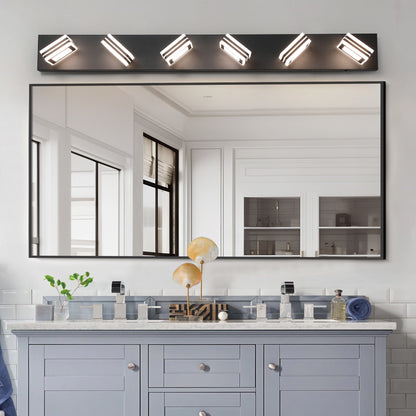 40" 6-Light Modern Black LED Vanity Light - view 3