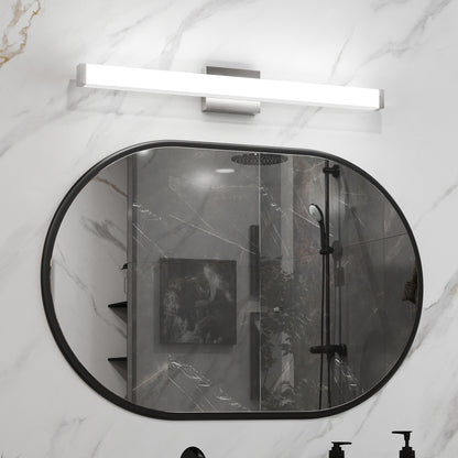 33" Brushed Nickel Square LED Vanity Light