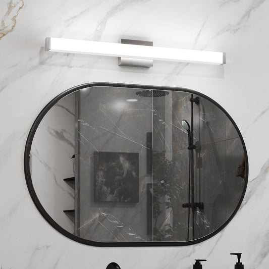 33" Brushed Nickel Square LED Vanity Light