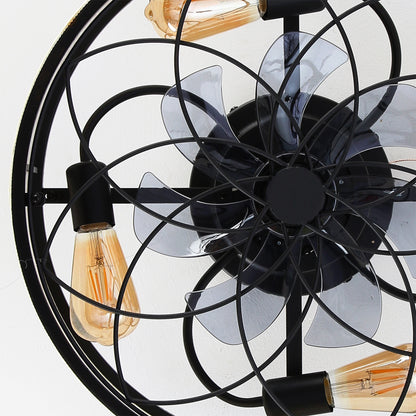 20" Farmhouse Fabric Bladeless Ceiling Fan with Remote - view 20