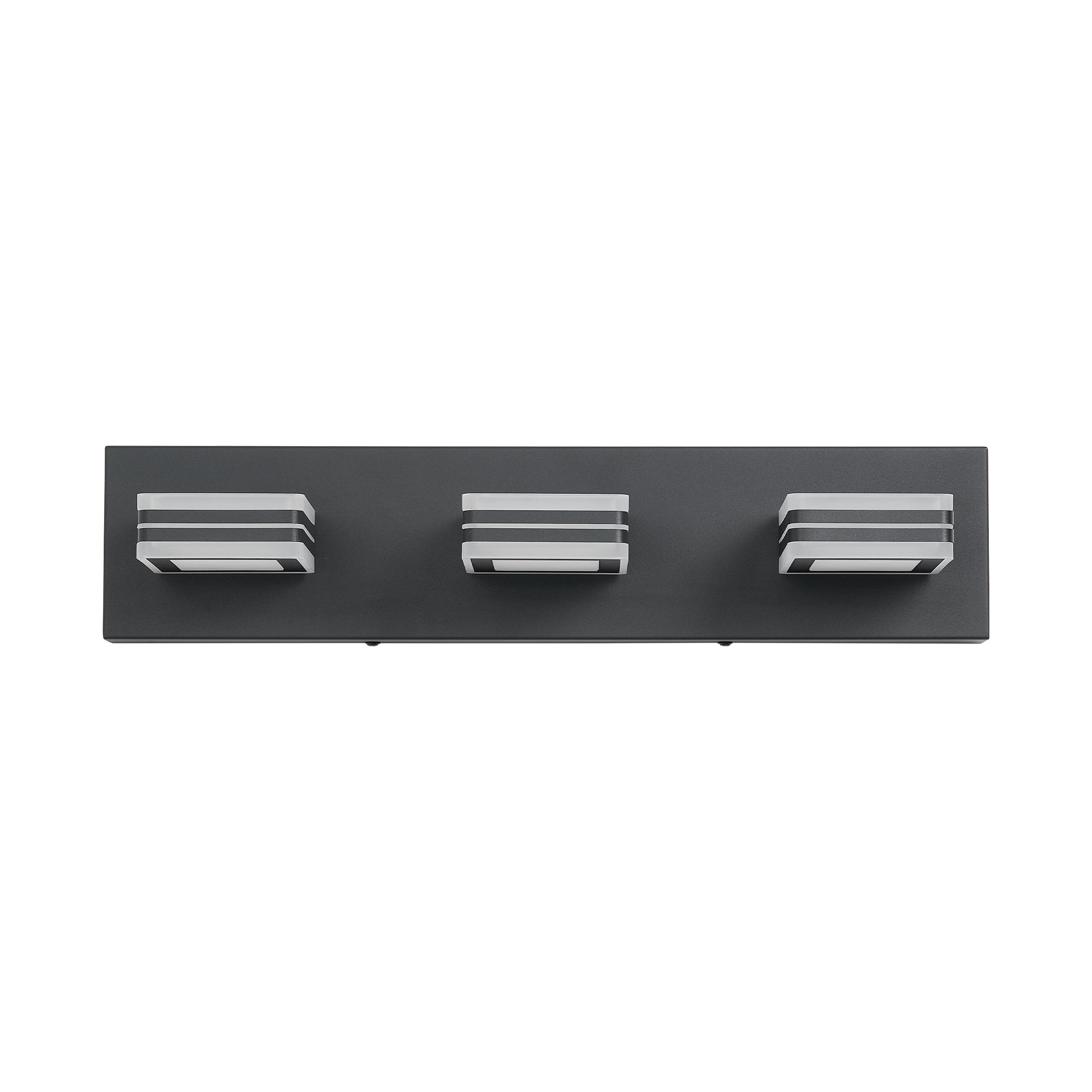 3-Light Matte Black Up & Down LED Vanity Wall Light - view 9