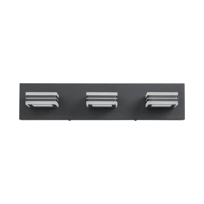 3-Light Matte Black Up & Down LED Vanity Wall Light - view 9