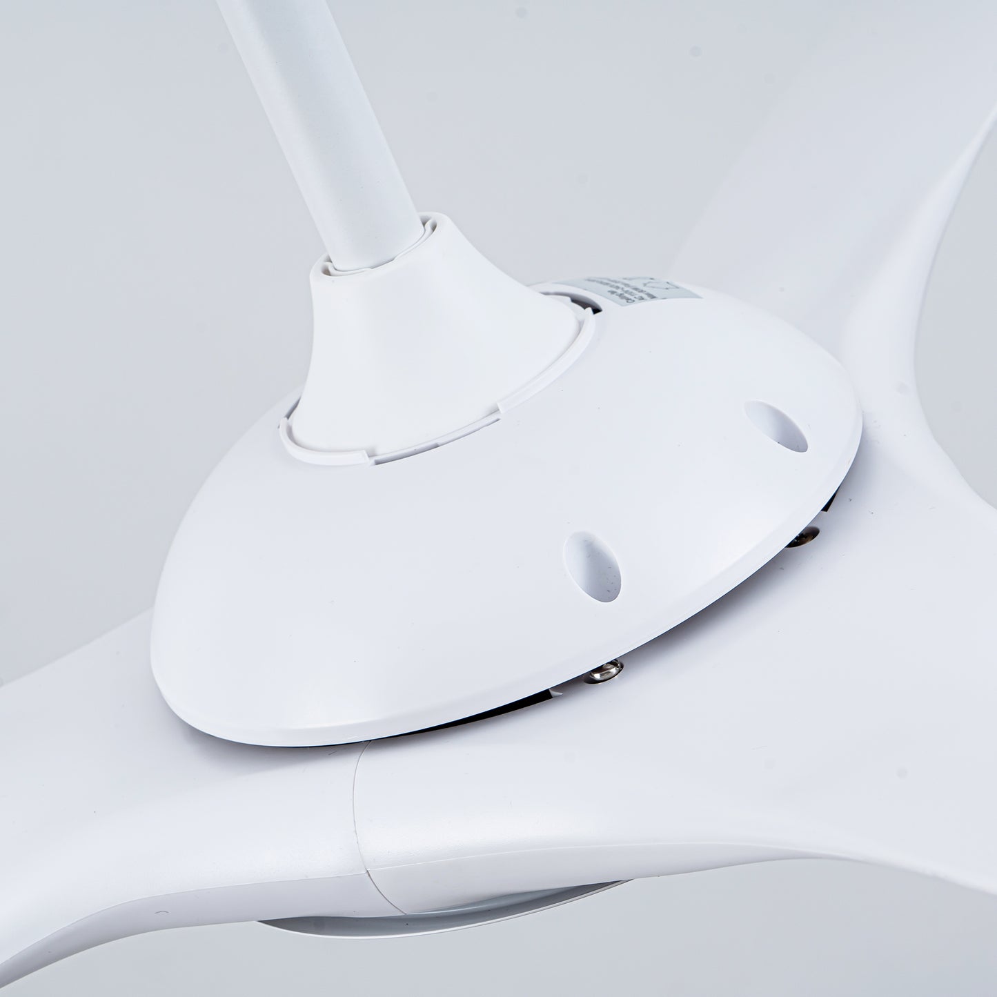 52" Matte White Ceiling Fan with LED Light & Remote - view 14