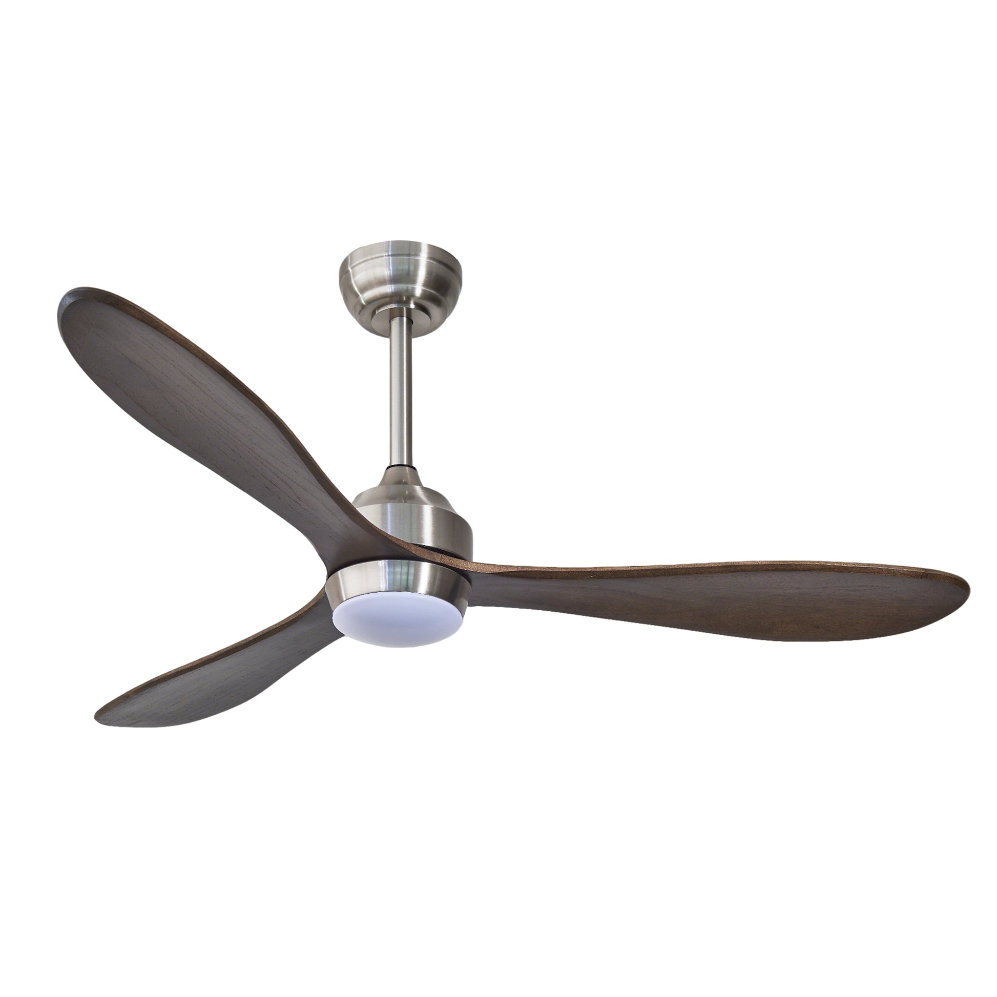 52" Nickel Solid Wood Ceiling Fan with Remote - view 17