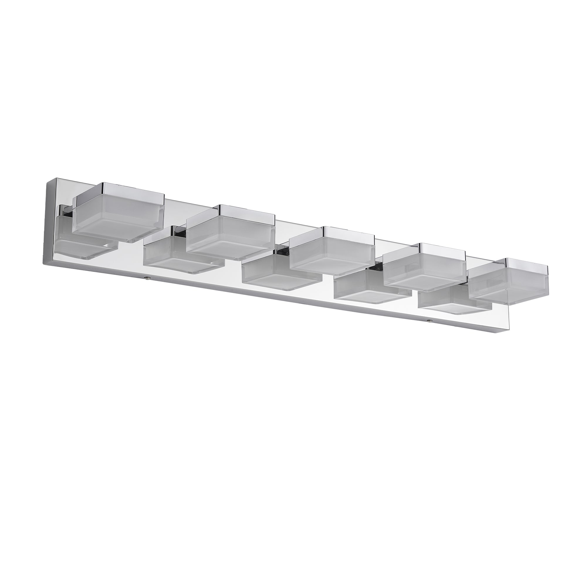 Modern 5-Light Chrome LED Vanity Light - view 9