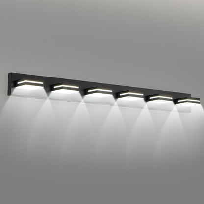 6-Light Black Minimalist LED Vanity Light - view 10