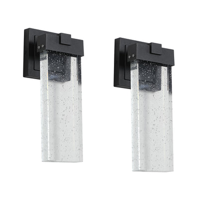 Black Bubble Crystal LED Outdoor Wall Light, Set of 2 - view 12