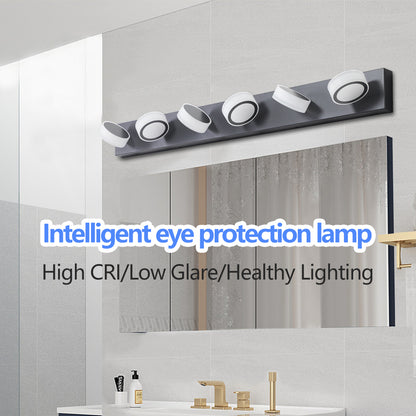 45" 6-Light Sleek Black LED Vanity Light - view 6