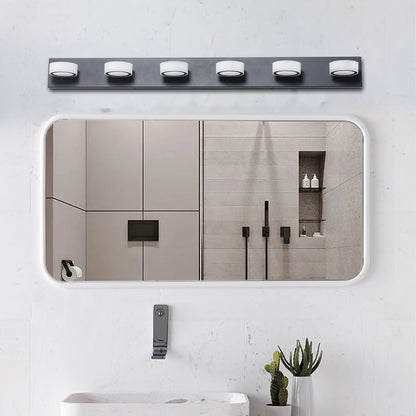 45" 6-Light Sleek Black LED Vanity Light - view 2