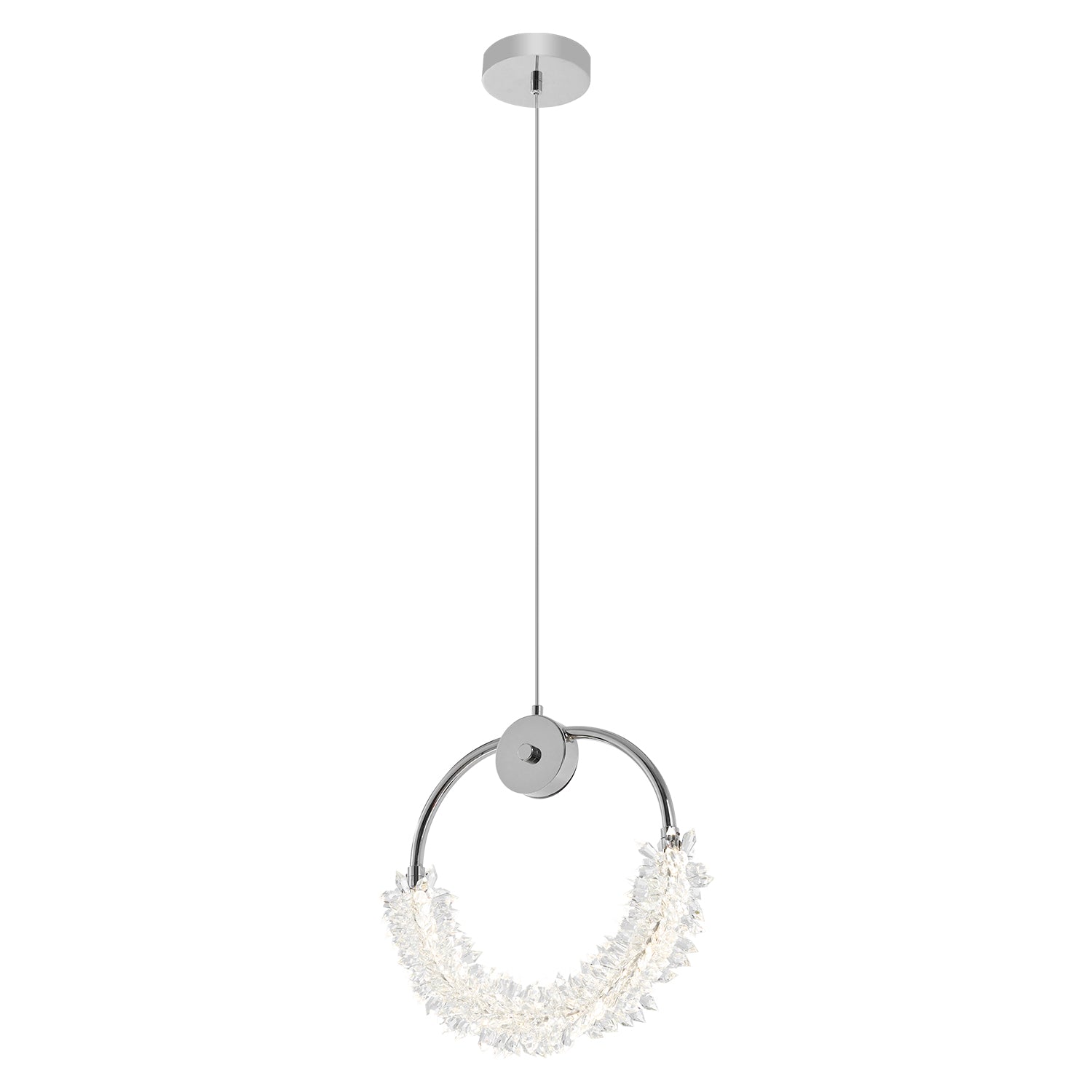 Modern Crystal LED Hanging Bar Chandelier - view 9