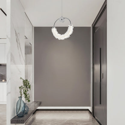 Modern Crystal LED Hanging Bar Chandelier - view 2