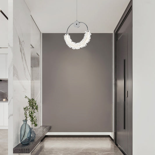 Modern Crystal LED Hanging Bar Chandelier - view 2