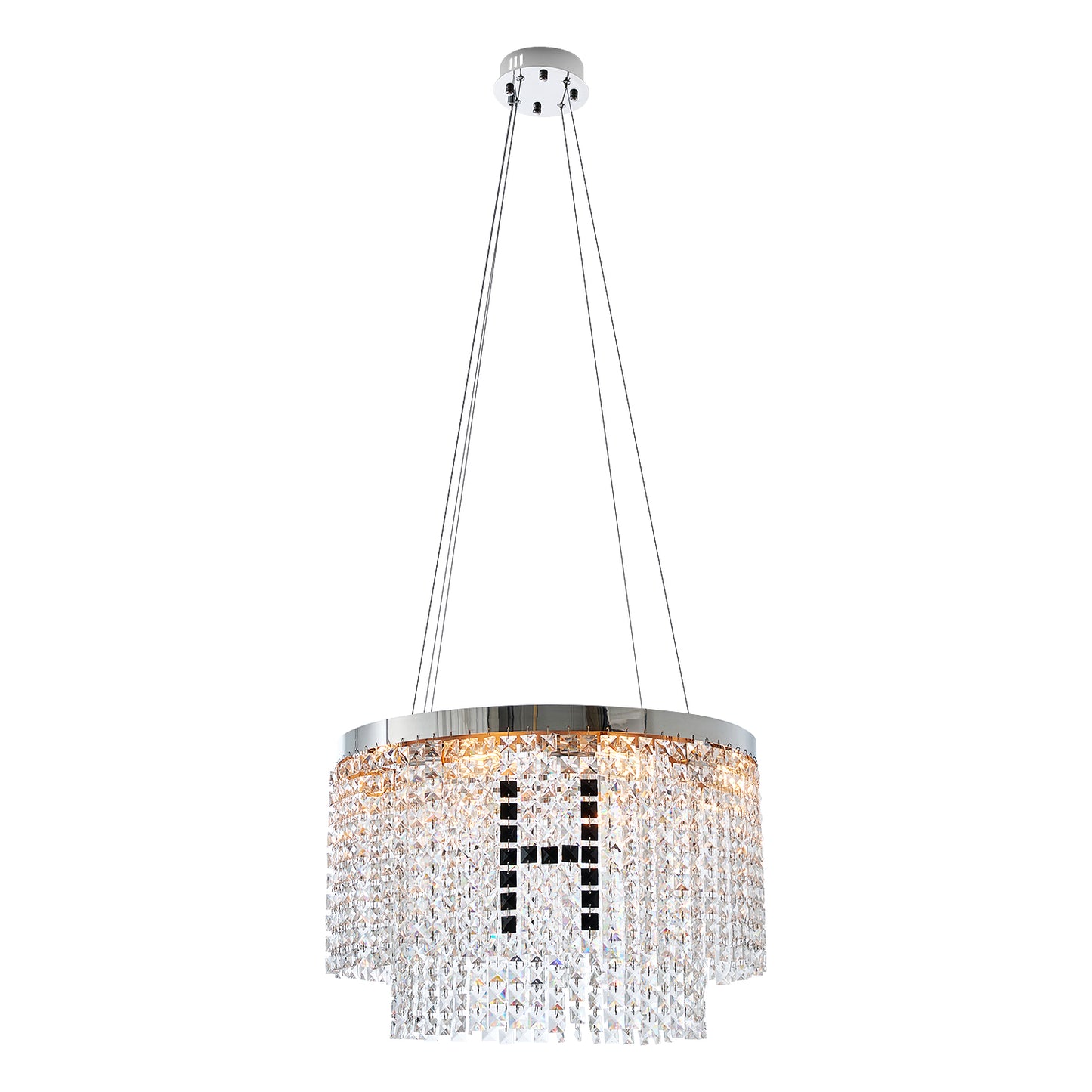 Modern Round Crystal Chandelier - view 10