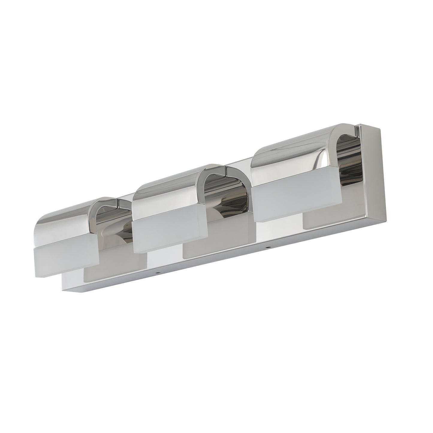 3-Light Chrome LED Vanity Wall Light - view 10