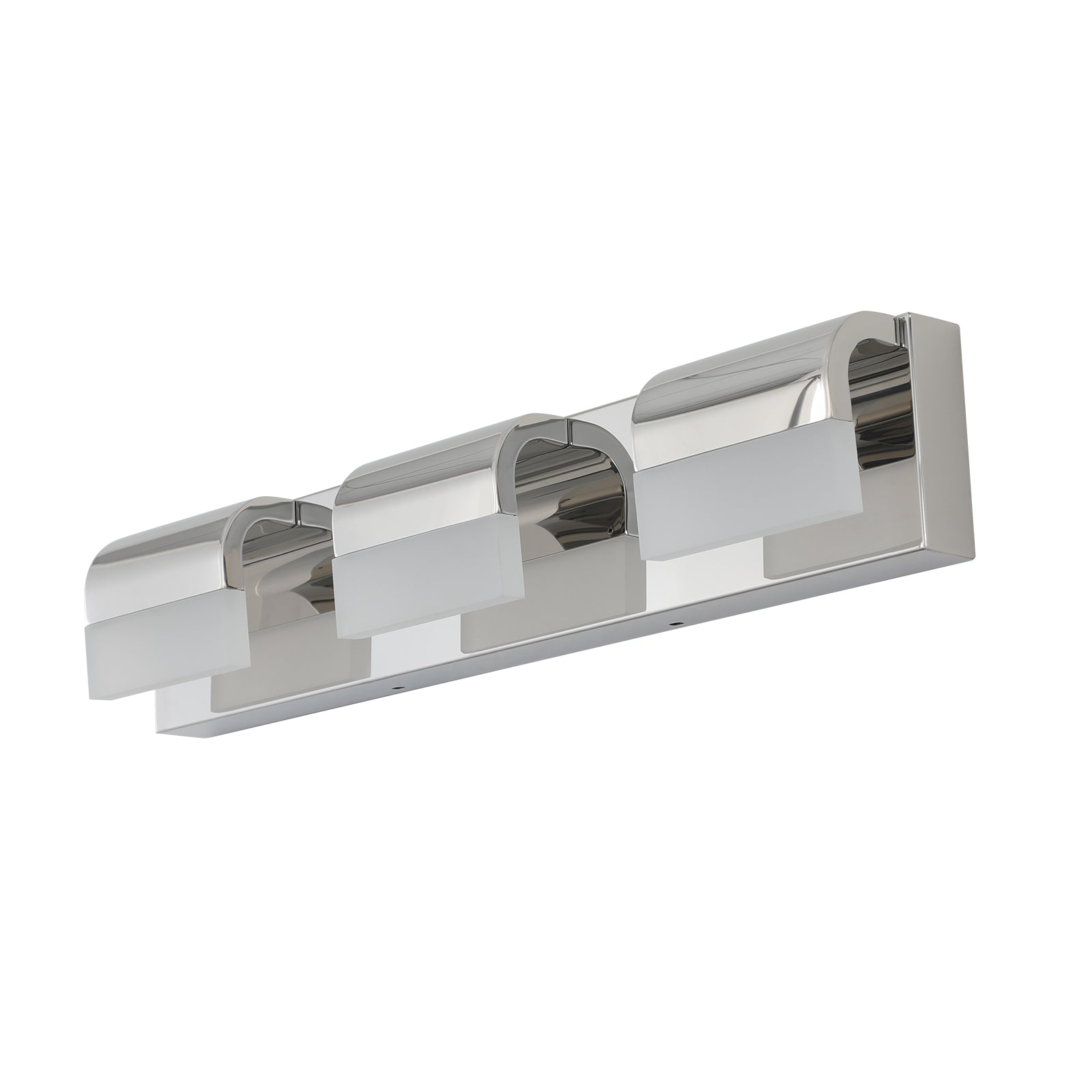 3-Light Chrome LED Vanity Wall Light - view 10