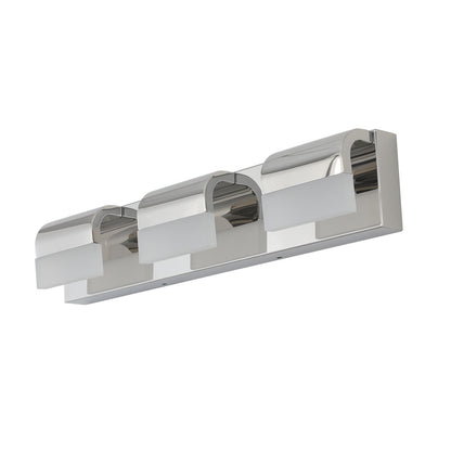 3-Light Chrome LED Vanity Wall Light - view 10
