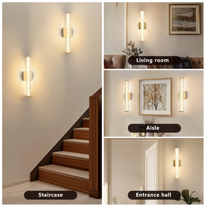 19.7"H Gold Crystal Wall Sconce, Set of 2 - view 5