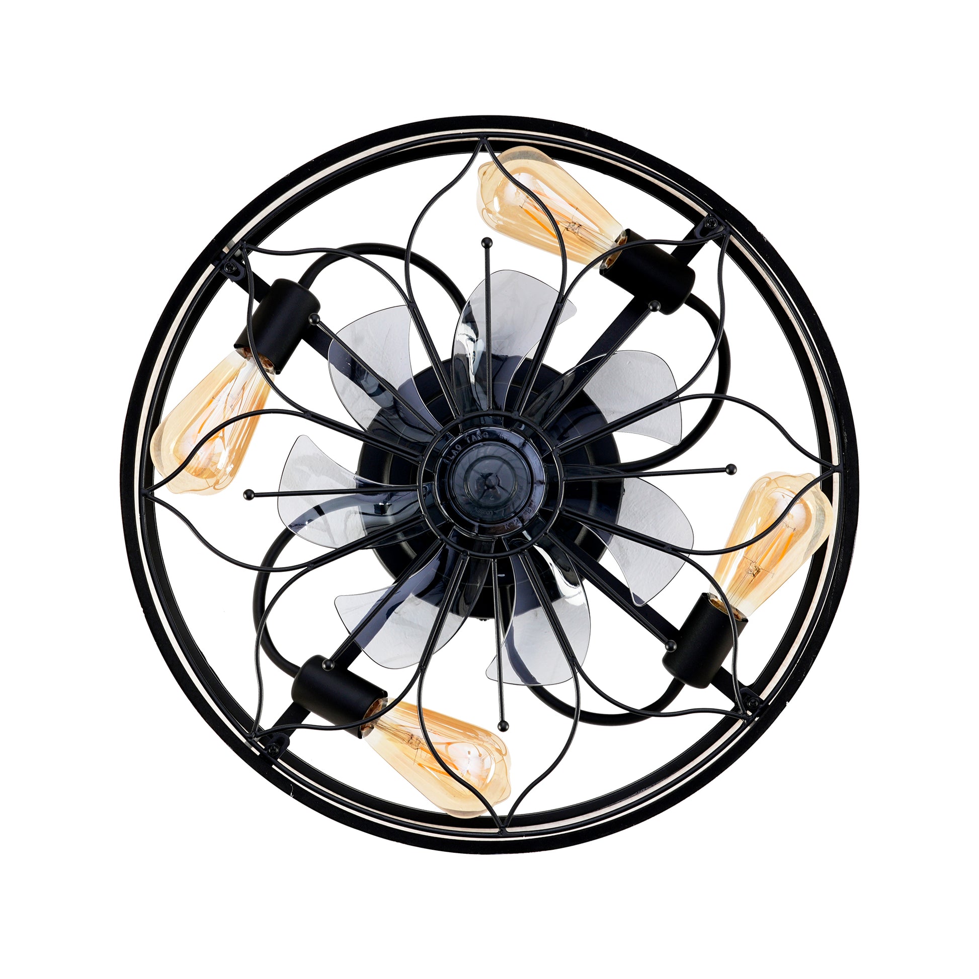20" Lotus Fabric Bladeless Ceiling Fan with Remote - view 22